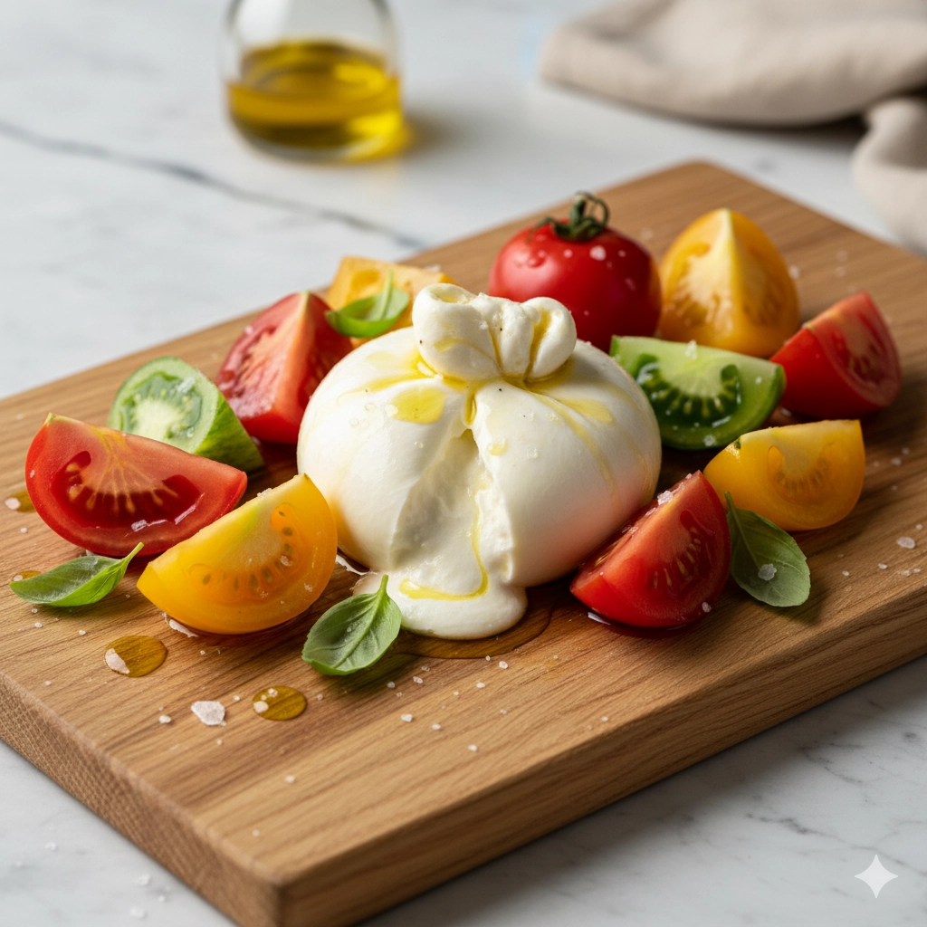 Burrata Tomates Anciennes